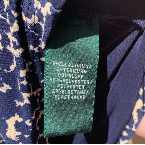 Ralph Lauren | 3 Quarter Sleeve Animal Print Dress - Picture 8 of 9